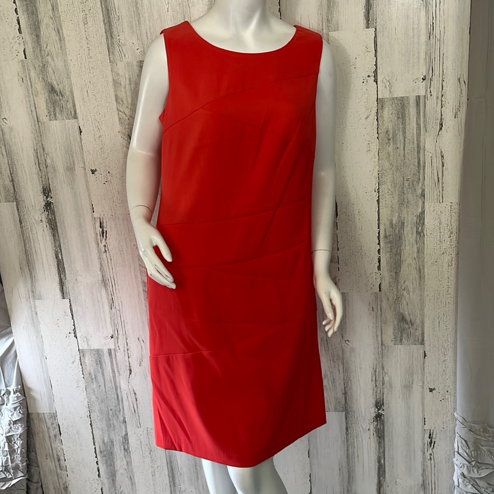 - #M31 large dressy orange dress size 12 AB STUDIO